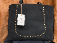 Black Leather HOBO bag 202//151